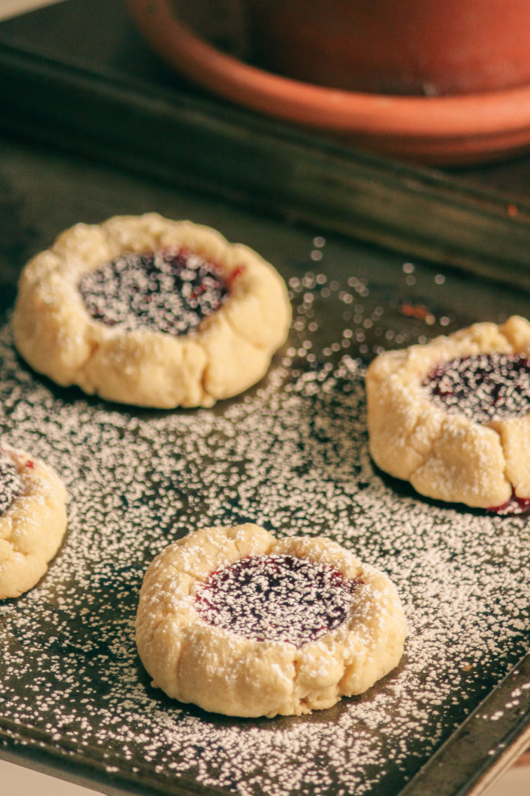 Palm Sunday Fig Thumbprint Cookies