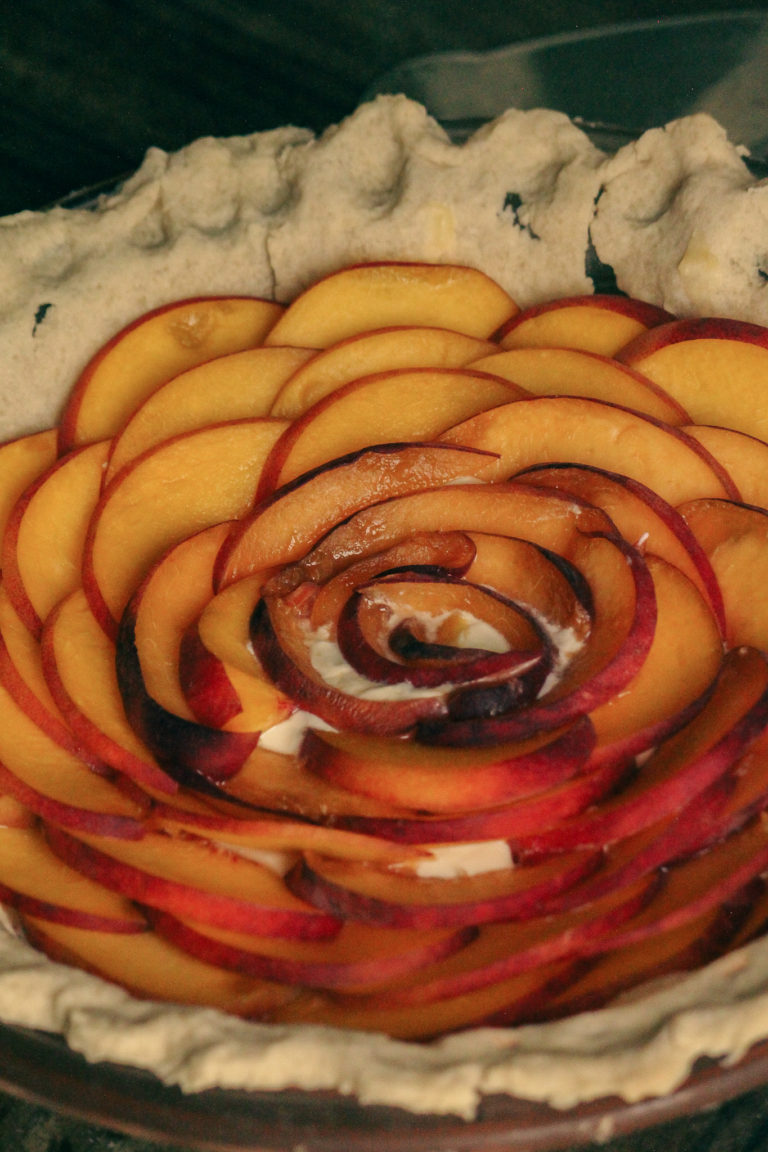 St. Anne Summer Peach Tart