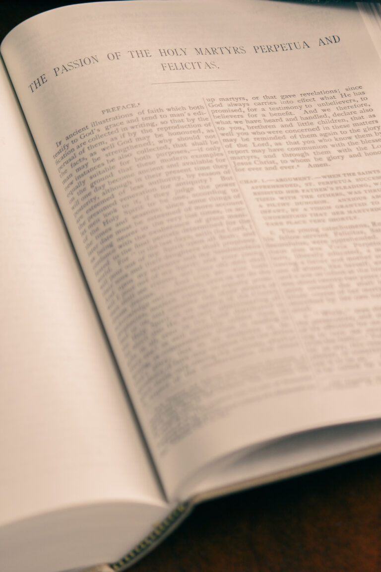 Ss. Perpetua and Felicitas Passion Reading