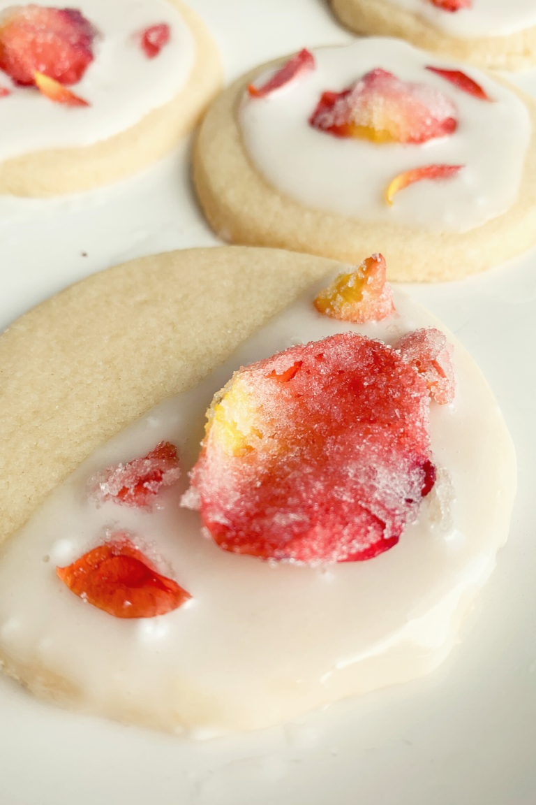 Exaudi Sunday Candied Rose Sugar Cookies