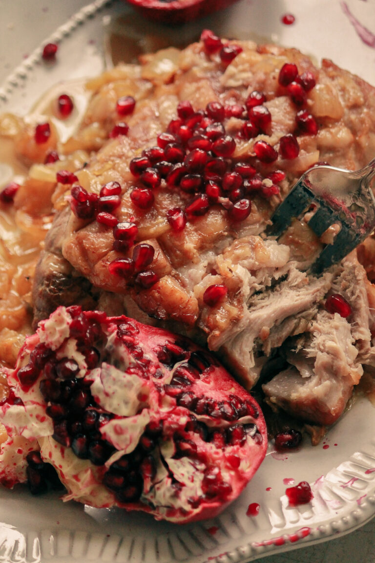 St. David’s Pomegranate Lamb Roast